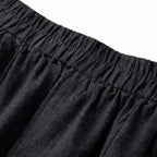 Valenomode - Women’s Elastic Waist Linen Shorts