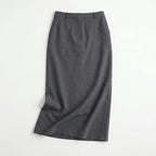 Valenomode - Women’s Straight Leg Elegant Midi Skirt