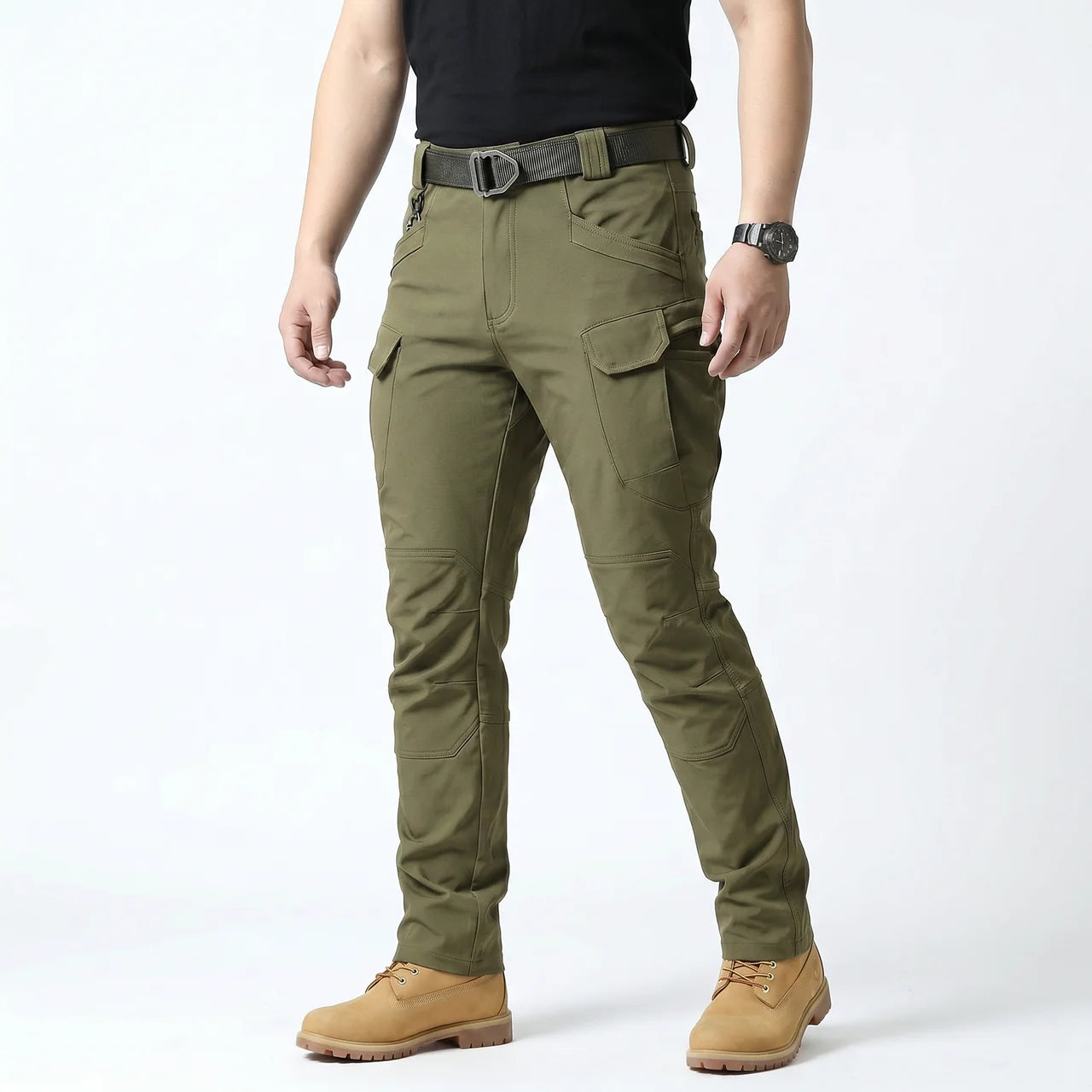 Men's Slim Fit Cargo Jogger Tapered Pants