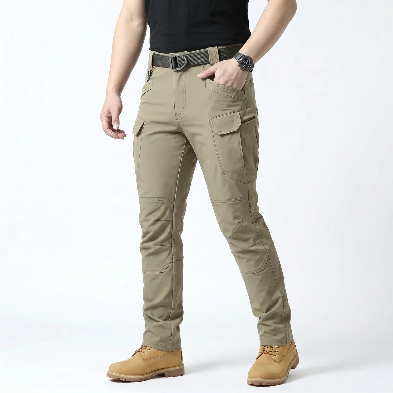 Men's Slim Fit Cargo Jogger Tapered Pants