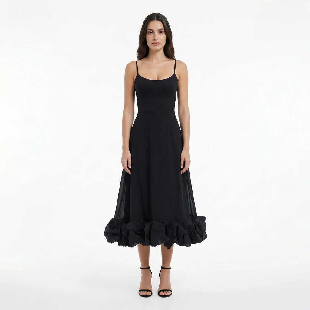 Women's Elegant Wedding Guest Midi Dress