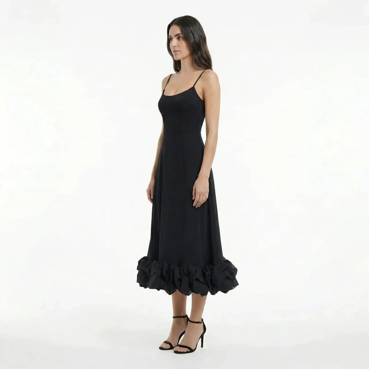 Women's Elegant Wedding Guest Midi Dress