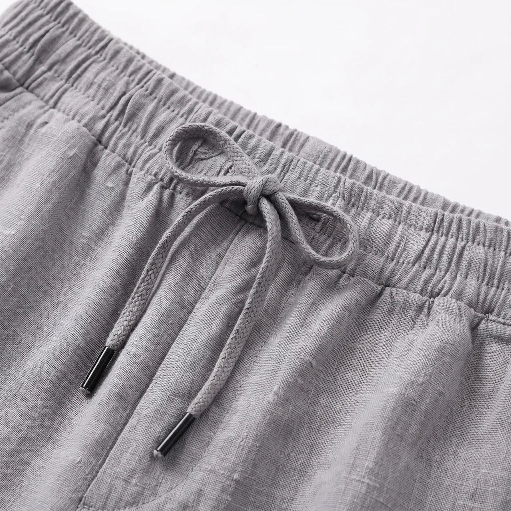 Valenomode - Men’s Linen Hooded Summer Set