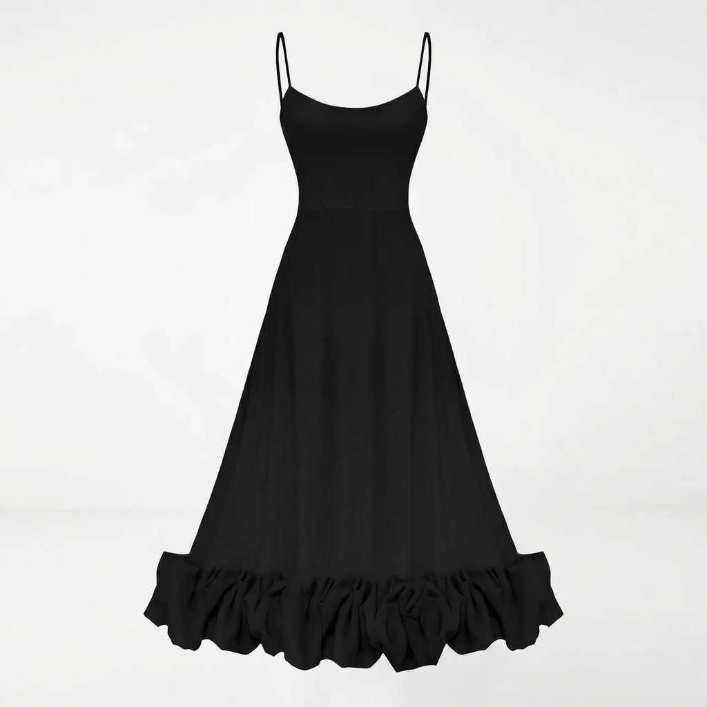 Women's Elegant Wedding Guest Midi Dress