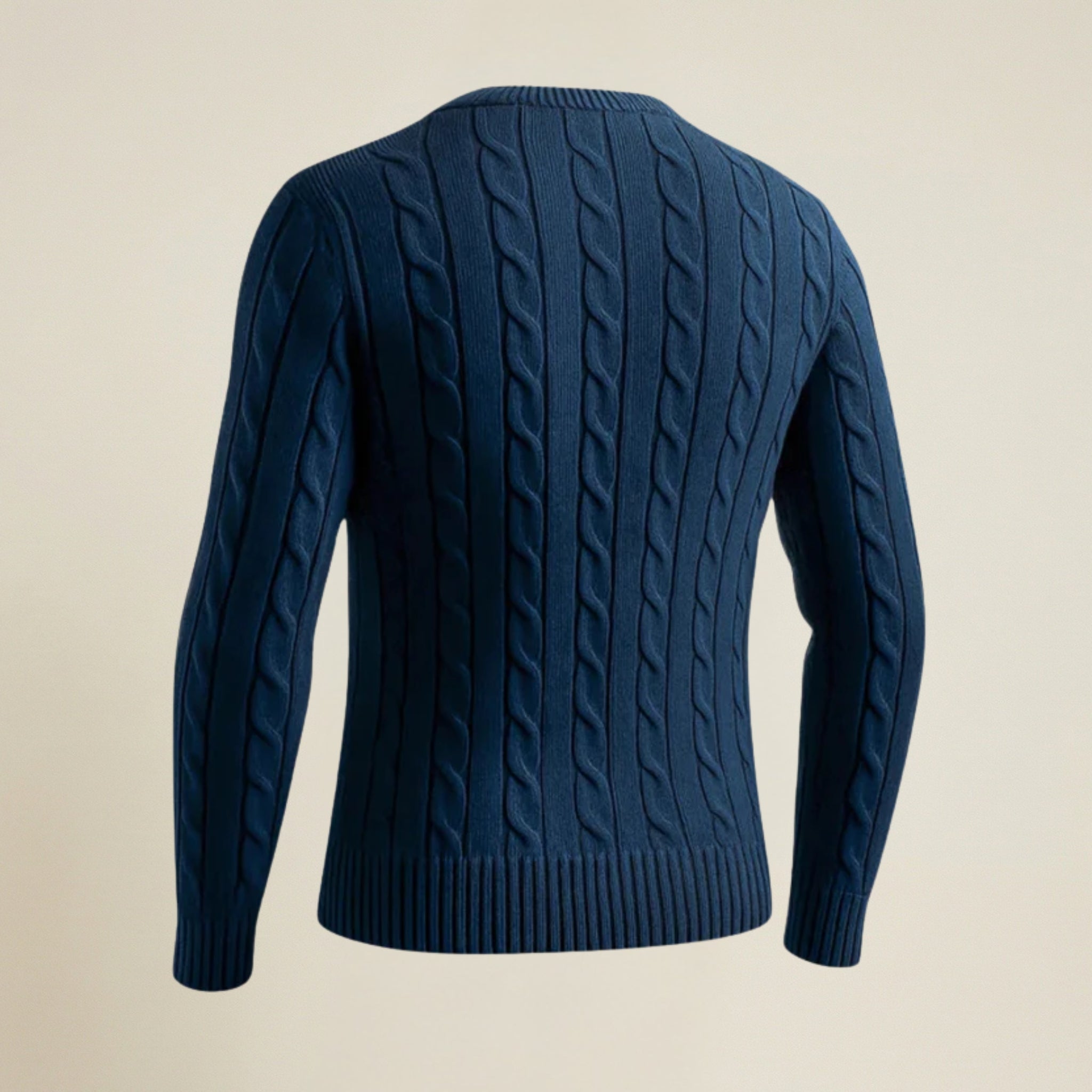 Valenomode - Men’s Cable Knit Sweater