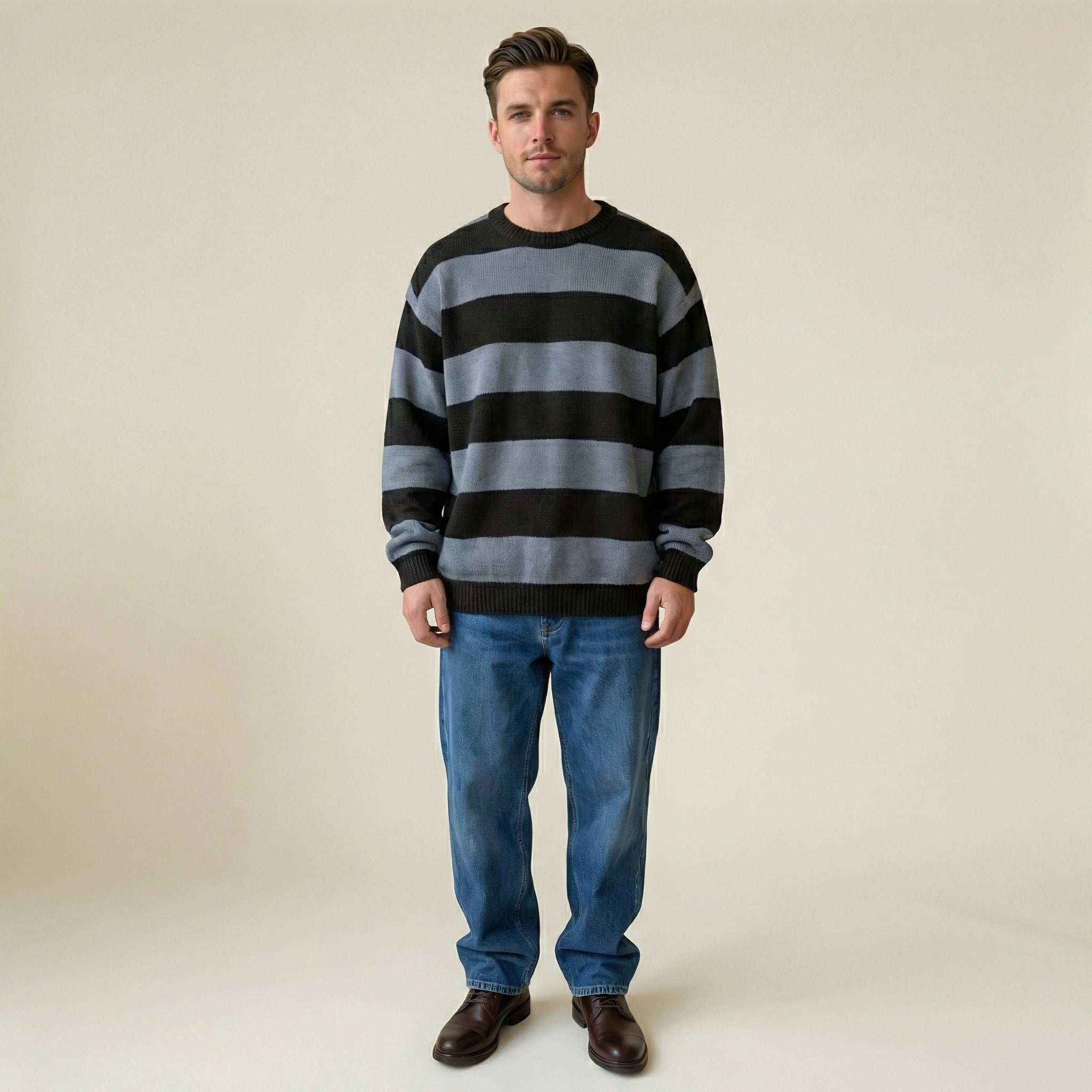 Valenomode - Men’s  Crew Neck Sweater