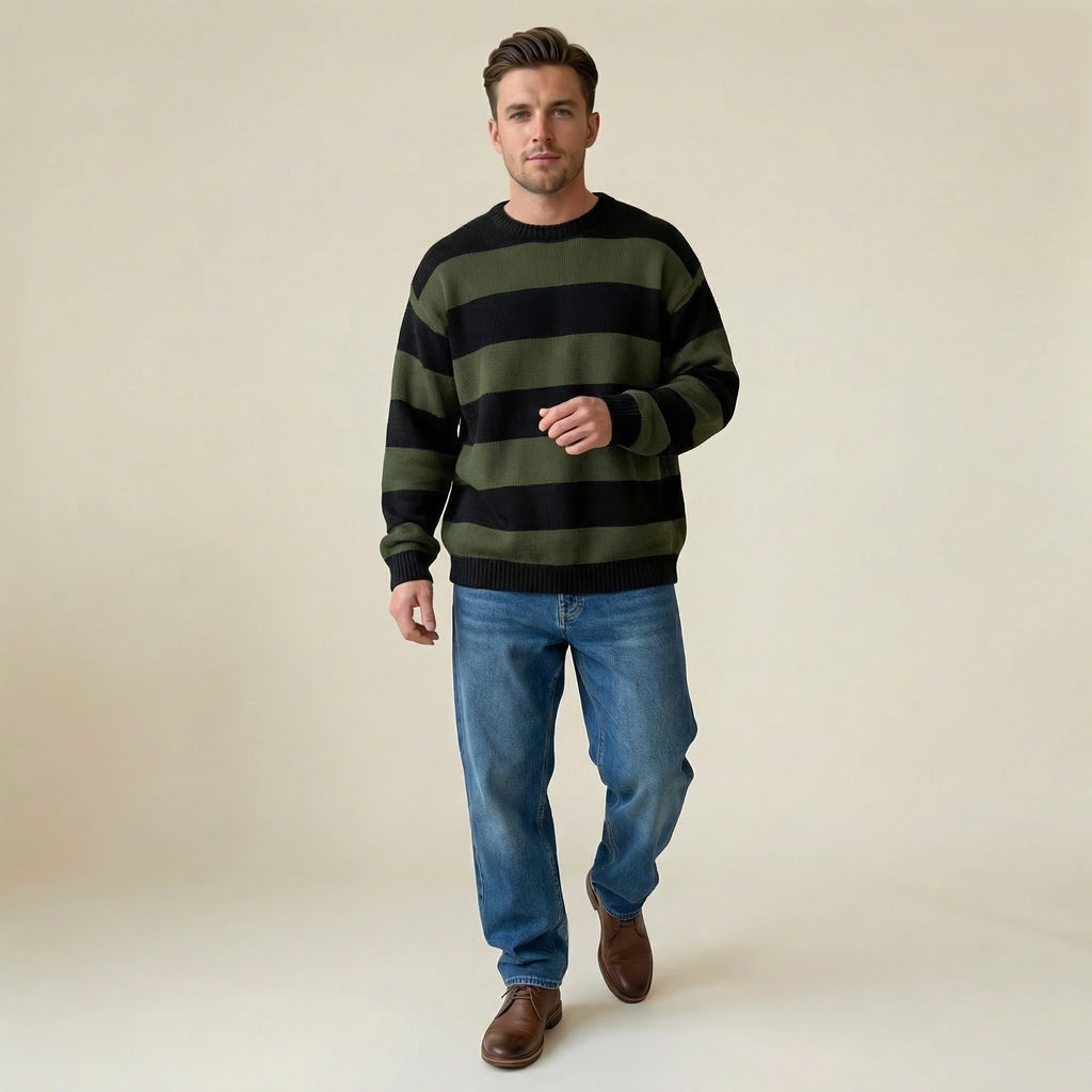 Valenomode - Men’s  Crew Neck Sweater