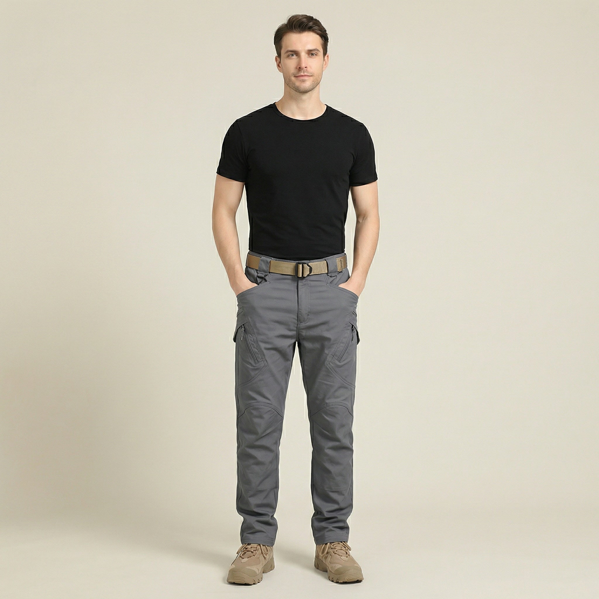 Valenomode - Men’s Multi Pocket Straight Leg Pants