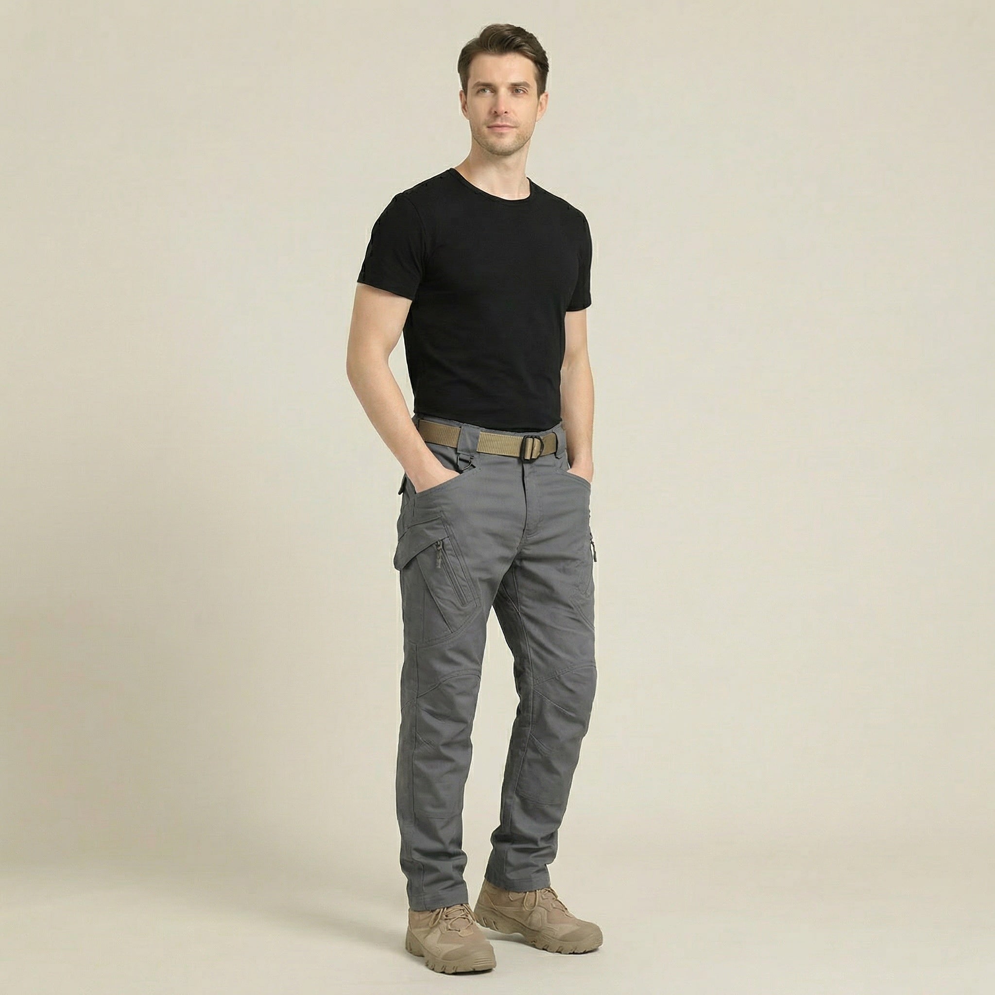 Valenomode - Men’s Multi Pocket Straight Leg Pants
