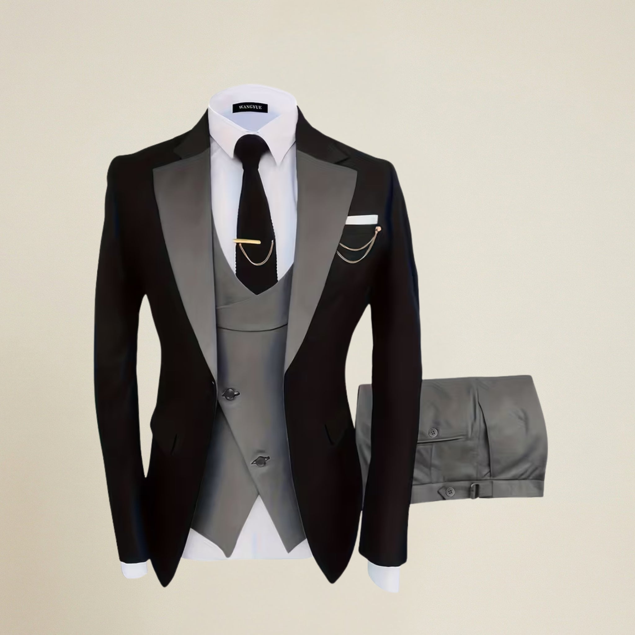 Valenomode - Men’s Three Piece Suit Set