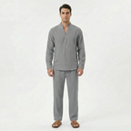 Men's Linen Two-Piece Set
