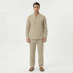 Men's Linen Two-Piece Set