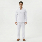 Men's Linen Two-Piece Set