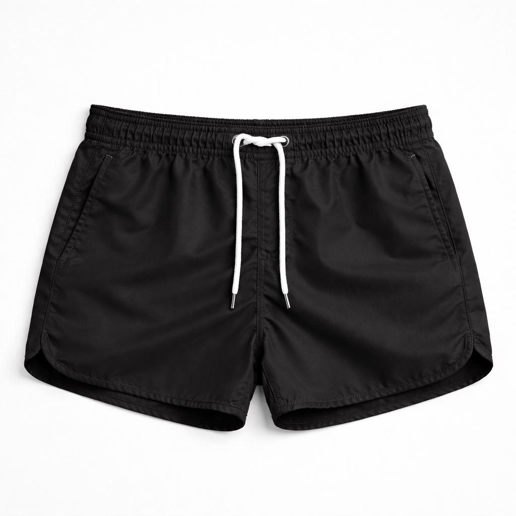 Men’s Quick-Dry Drawstring Swim Shorts