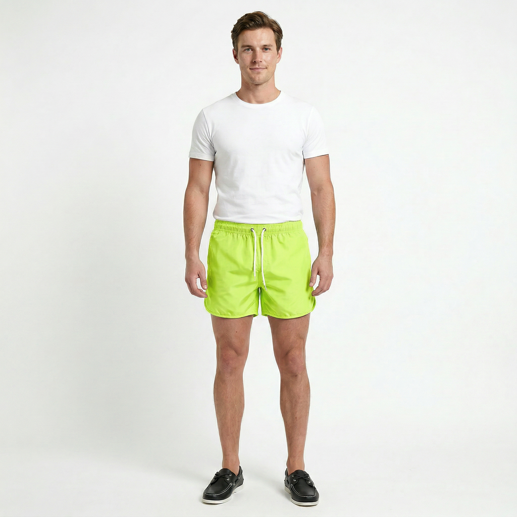 Men’s Quick-Dry Drawstring Swim Shorts