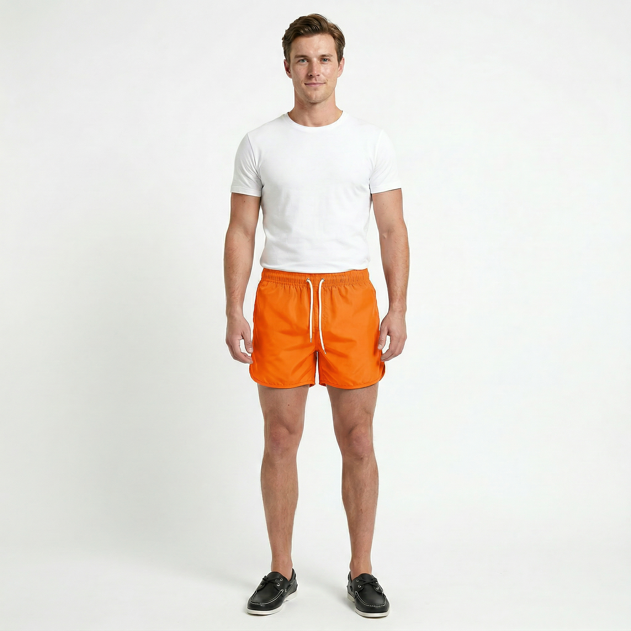 Men’s Quick-Dry Drawstring Swim Shorts