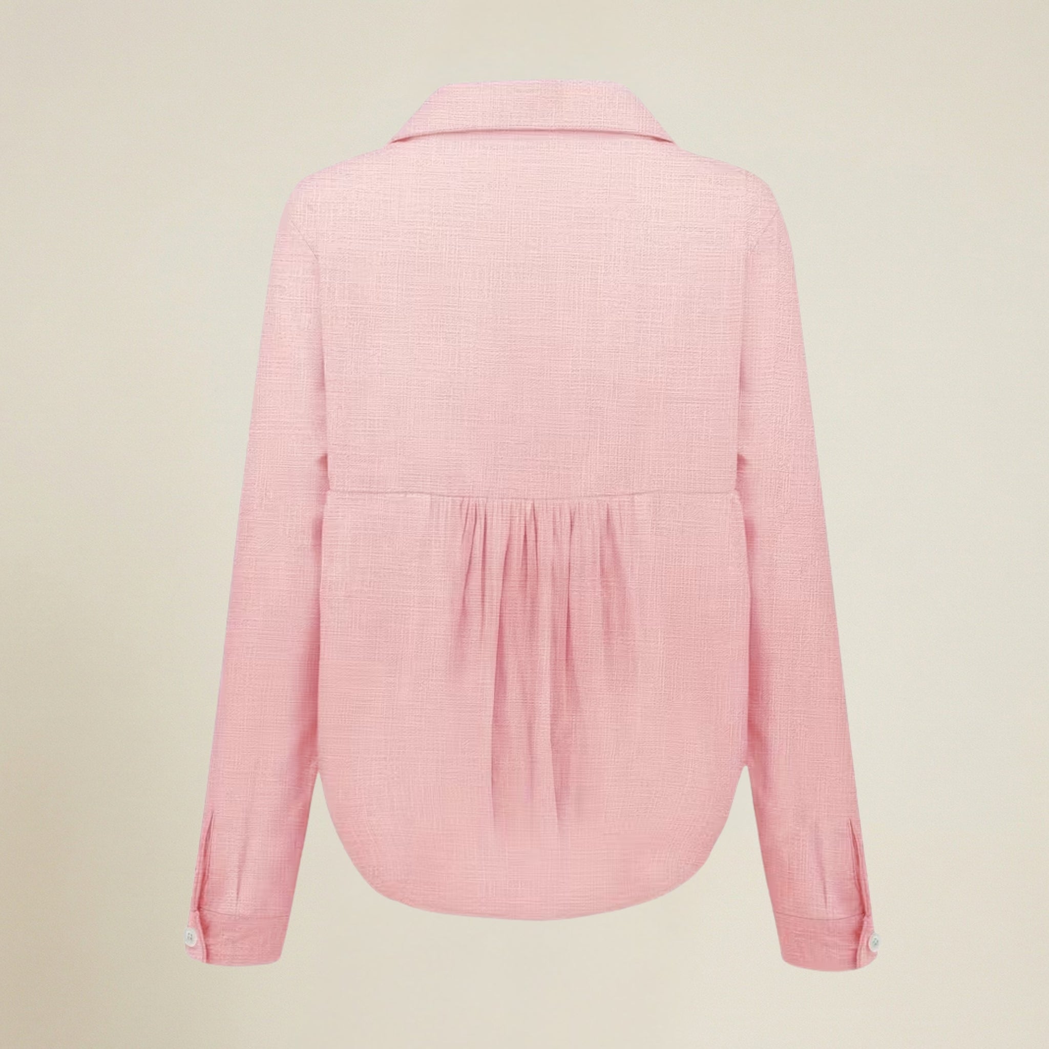 Valenomode - Women’s Button Front Long Sleeve Top