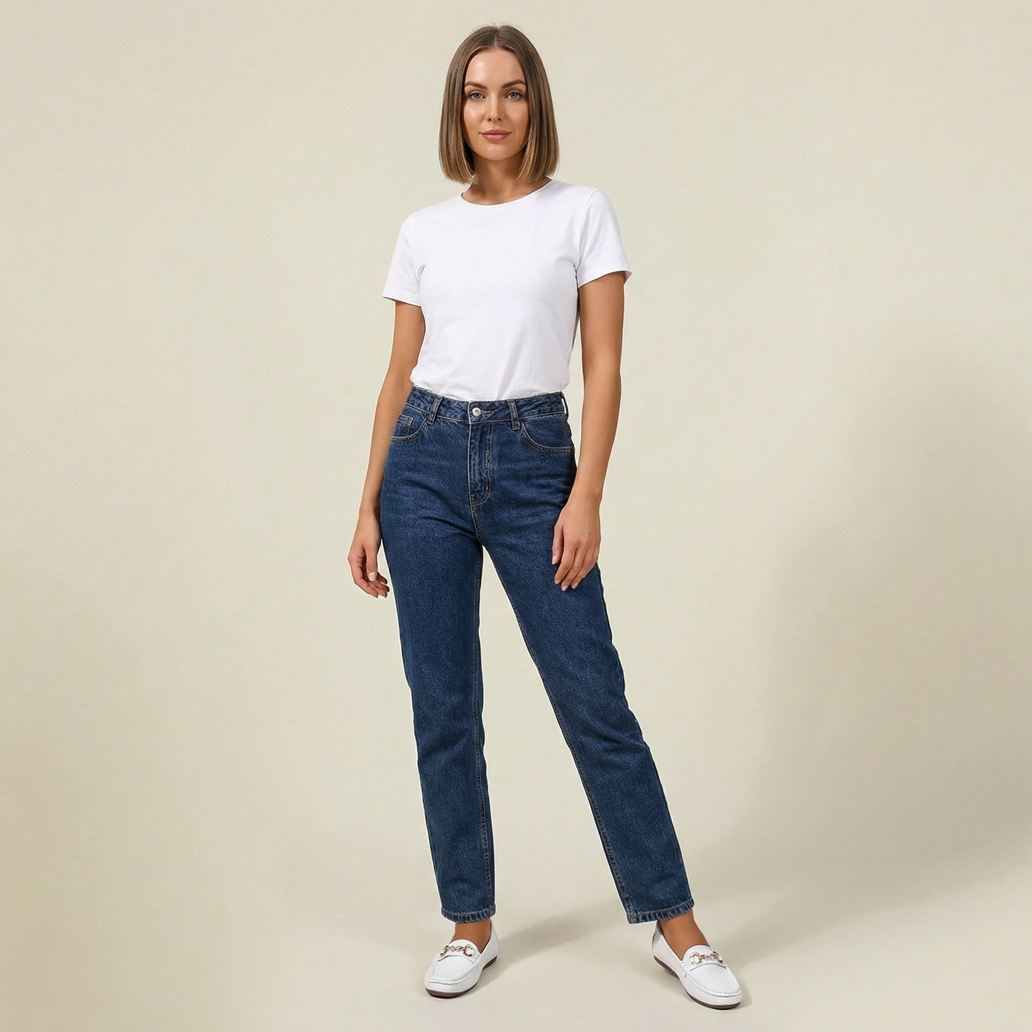 Valenomode - Women’s Chain Detail Flat Shoes