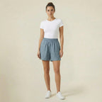 Valenomode - Women’s Elastic Waist Shorts