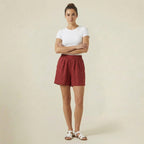Valenomode - Women’s Elastic Waist Shorts