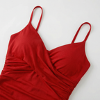 Valenomode - Women’s Ruched Mini Dress