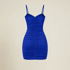 Valenomode - Women’s Ruched Mini Dress