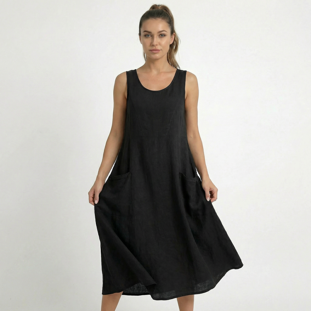 Valenomode - Women’s Sleeveless Maxi Dress