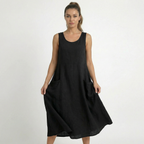 Valenomode - Women’s Sleeveless Maxi Dress