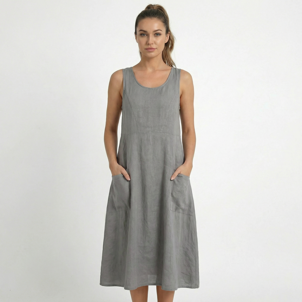 Valenomode - Women’s Sleeveless Maxi Dress