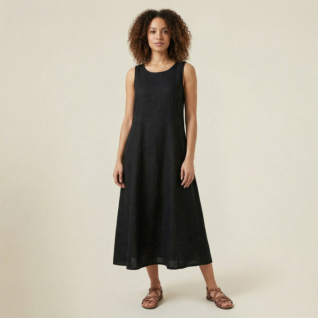 Valenomode - Women’s Sleeveless Maxi Dress