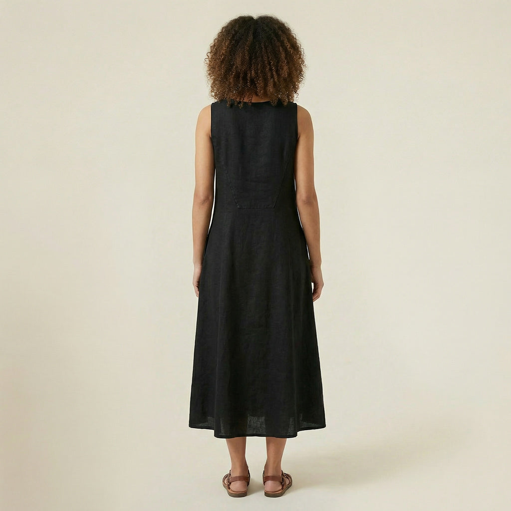 Valenomode - Women’s Sleeveless Maxi Dress