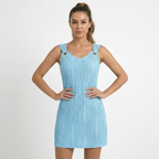 Valenomode - Women’s Sleeveless Midi Dress