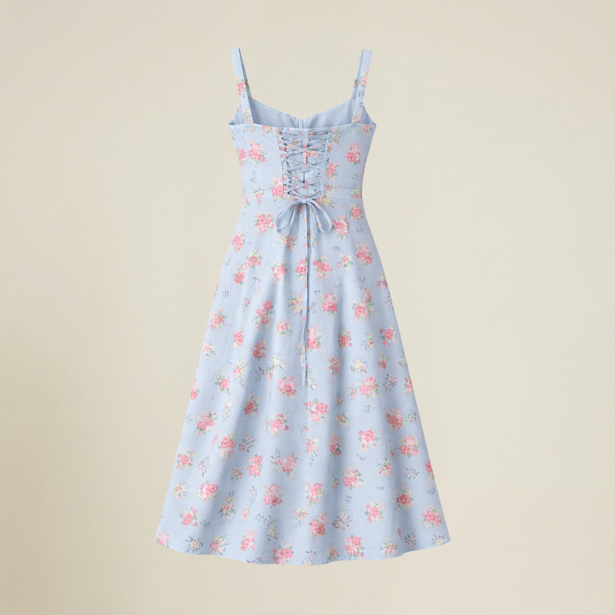 Valenomode - Women’s Strap Midi Dress