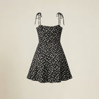 Valenomode - Women’s Tie Strap Mini Dress